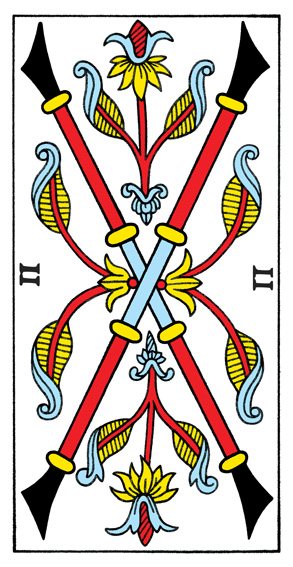Deux de Bâtons